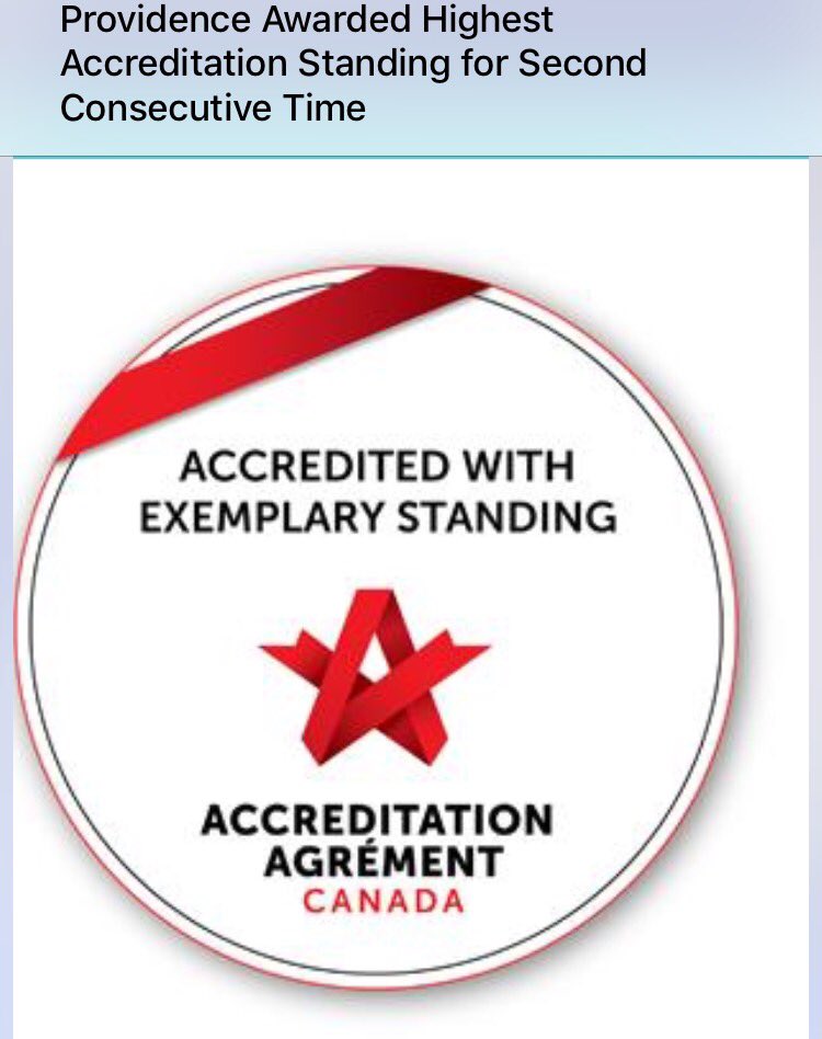 drcarl_vancouvr's tweet photo. Proud of @Providence_Hlth for achieving highest possible standing from recent accreditation. Again. #goingfor3peat @AstridLevelt @DDoylePHC https://t.co/aGWsIgDJsn