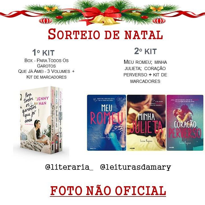 uma_literaria's tweet photo. SORTEIO DE NATAL 
A foto oficial você encontra no instagram (@ literaria_). Ainda dá tempo participar! 💕 mas cuida que já está quase encerrando https://t.co/2cHE9OeFyI
