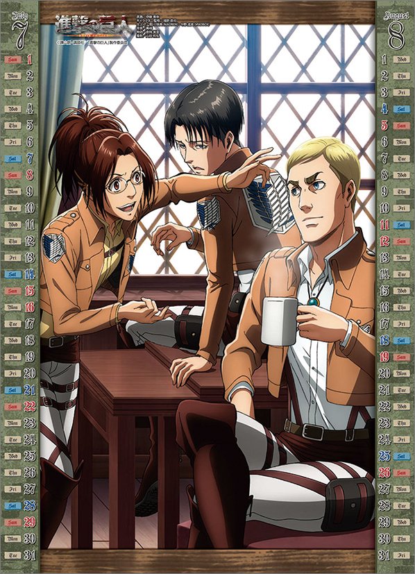 JLISTBOX's tweet image. ⭐️2018 Anime Calendar - Attack on Titan⭐️
✨Only 3 calendars left✨
❤️Please check below link❤️
jlist.com/CL033D