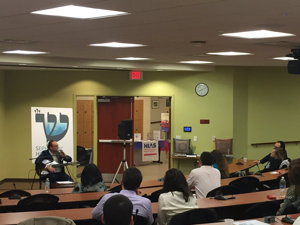 Celebrating the extra flame of Hanukkah with Sephardic Heritage International DC <a href="/HIASrefugees/">HIAS</a> #Jewsforrefugees