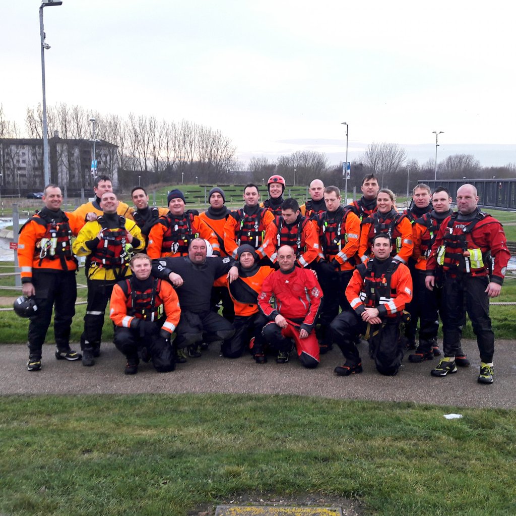 Norfolk and <a href="/SuffolkFire/">Suffolk Fire & Rescue Service</a> joined forces to train a water rescue team. The training took place at the national white water centre at lee valley, the home of the 2012 Olympic canoeing. These Firefighters are now fully trained to respond to flooding and water incidents