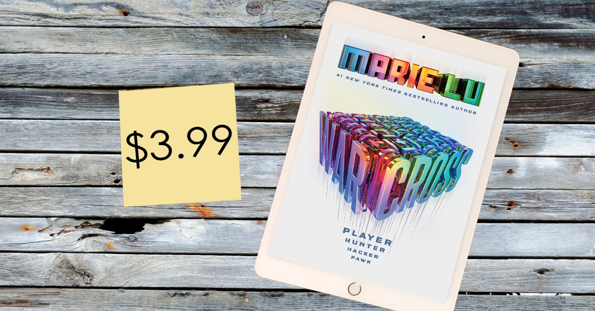 PenguinTeen's tweet photo. TODAY ONLY! Download #Warcross by @Marie_Lu for just $3.99! You do not want to miss this deal! https://t.co/azVpzNd9Bl https://t.co/xZhlXRjAmw
