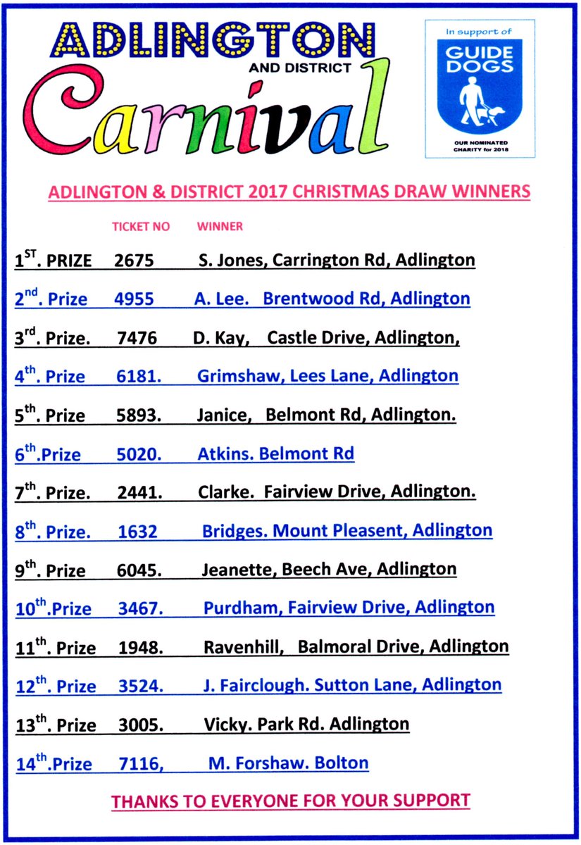 Adlington Carnival tweet media