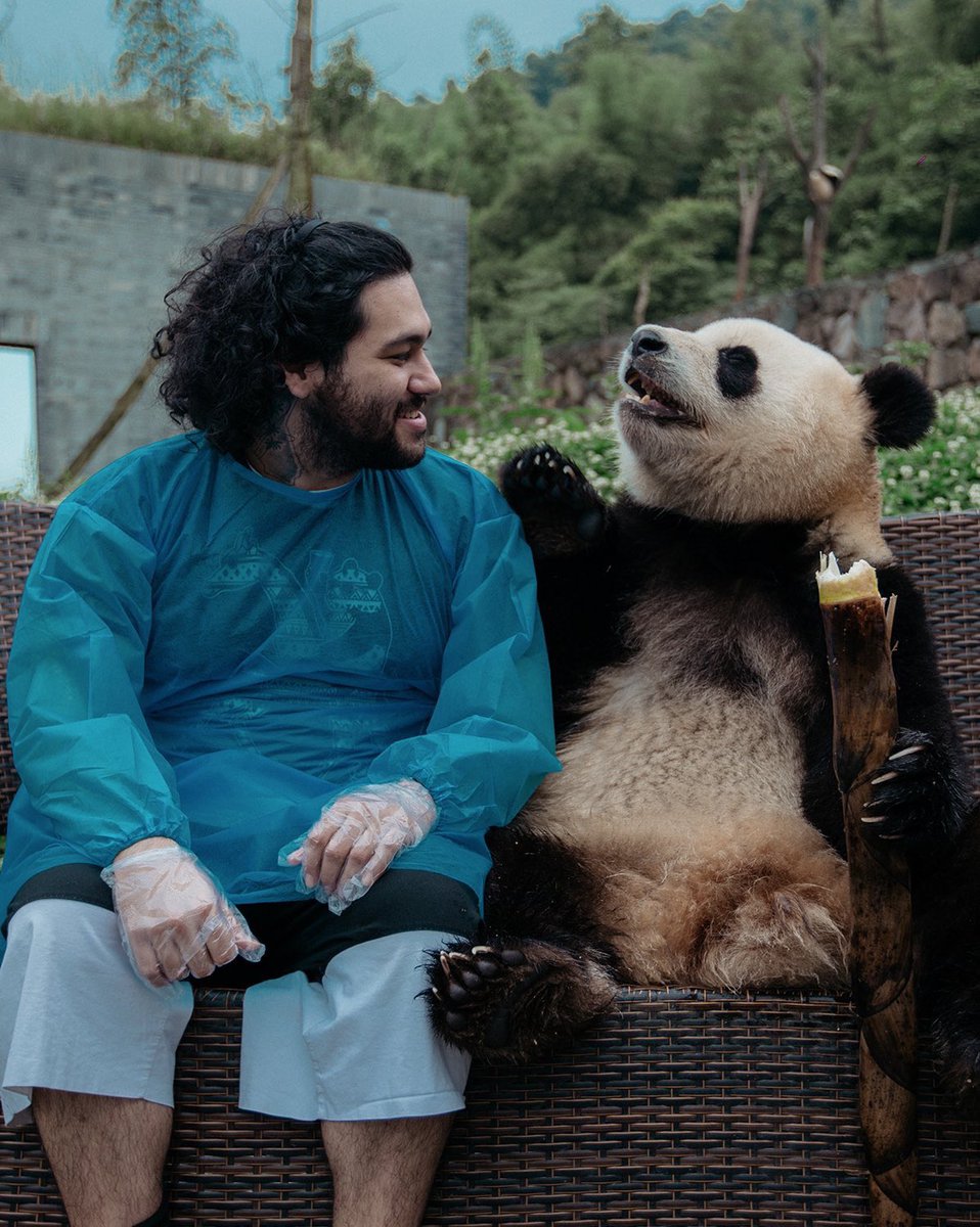 Deorro's tweet photo. me: what do u call a confused panda 

panda: wat

me: .......bamboozled

panda: https://t.co/OxjIFlwwfD