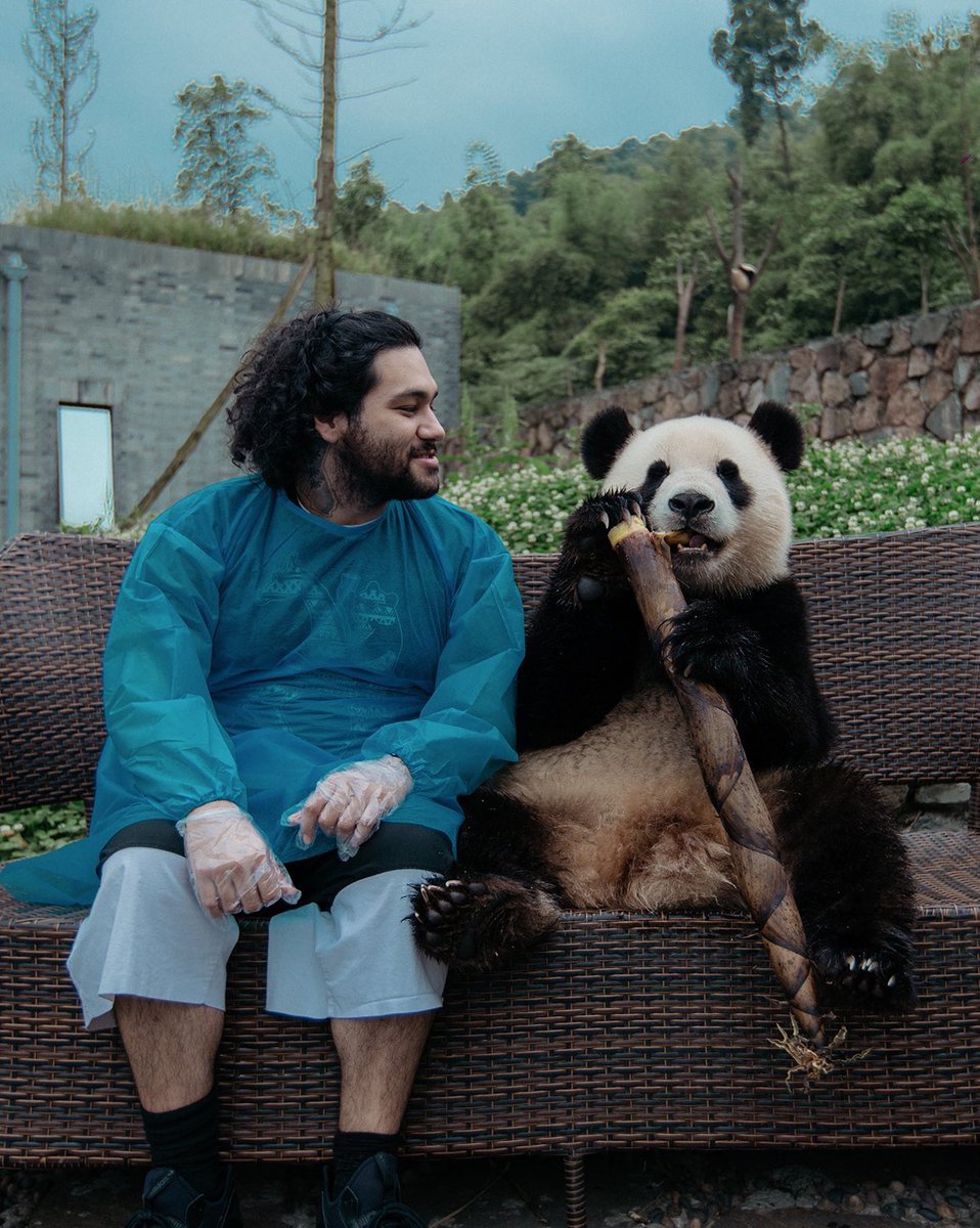 Deorro's tweet photo. me: what do u call a confused panda 

panda: wat

me: .......bamboozled

panda: https://t.co/OxjIFlwwfD