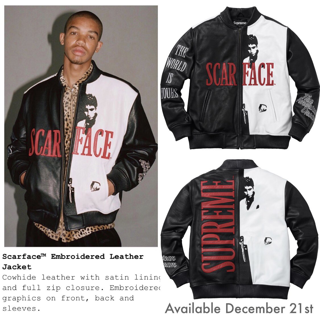 scarface supreme jacket