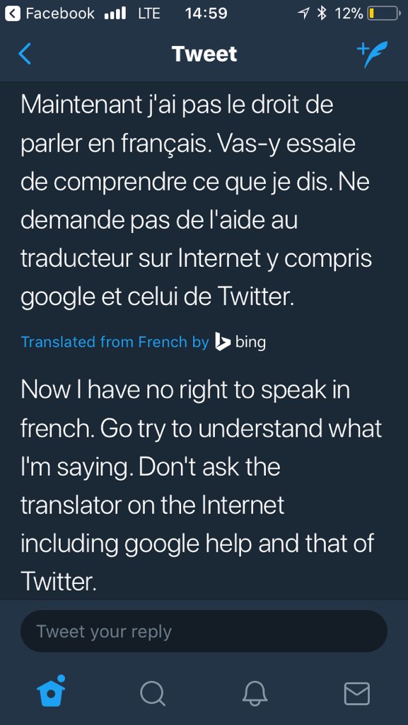laureril's tweet photo. @sansgamingytfr @SpaceshipYoshi @arhourigan Tu sais qu’il y avait un petit lien qui se traduit, n’est-ce pas?

(And a decade of French class says that Bing did pretty passably well.) https://t.co/Qmh1YX1HH2
