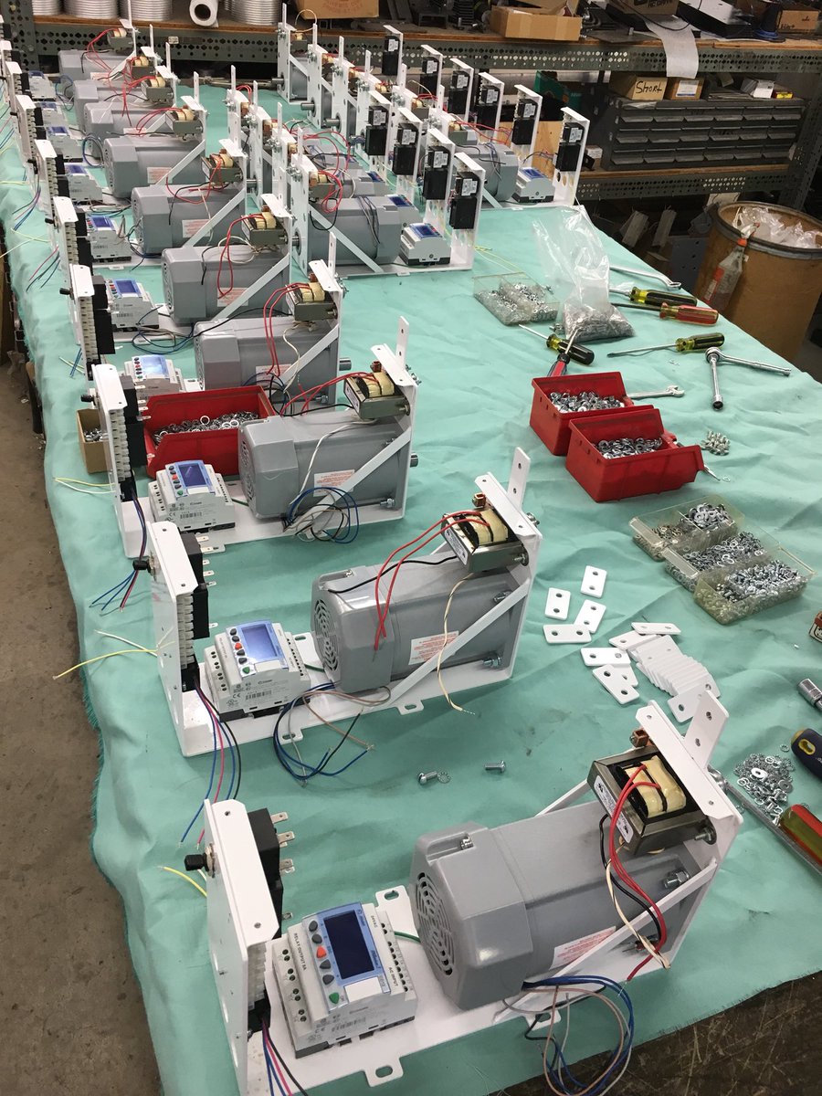 AutomaticDevice's tweet photo. A whole bevy of programmable curtain machines headed for a large resort project. #curtains #curtainmachines https://t.co/Sl16EU5l9q