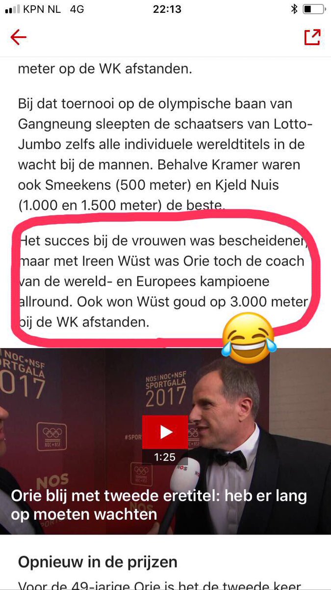 Wist niet dat ik een nieuwe coach had? <a href="/rutgertijssen/">Rutger Tijssen</a> ! Hahaha! Maar gefeliciteerd <a href="/JacOrie/">Jac Orie</a> ! #sportgala #NOS #foutje?!