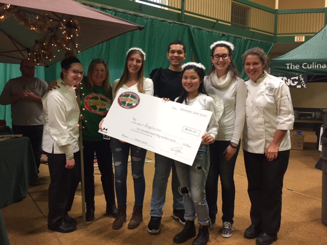 tuxtonchina's tweet photo. The @CIACulinary Cookie Bake Off was loads of fun! Jennifer, our VP of Business Development, is pictured with the winning teams: The Sugar Sisters, Angelicious & Las Galletitas!
#Bakeoff #cookies #CIACulinary #culinary #culinarystudent #chefs https://t.co/Ehg69x5owZ