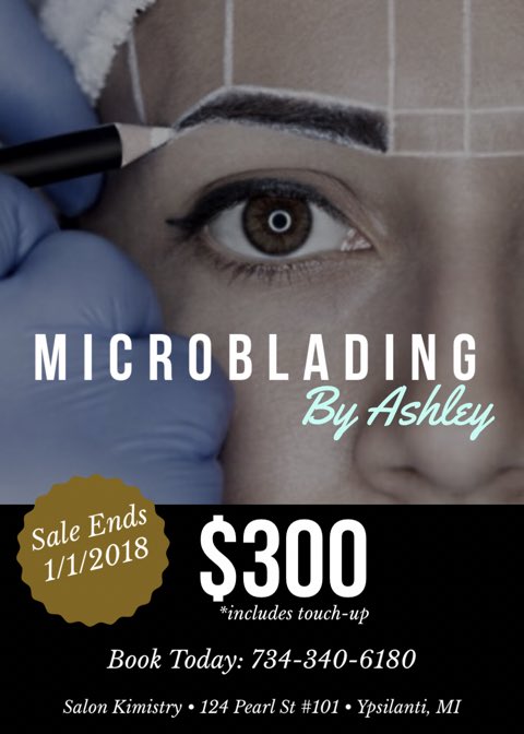 SuiteProDotComm's tweet image. #Microblading by Ashley @SalonKimistry in #Ypsilanti