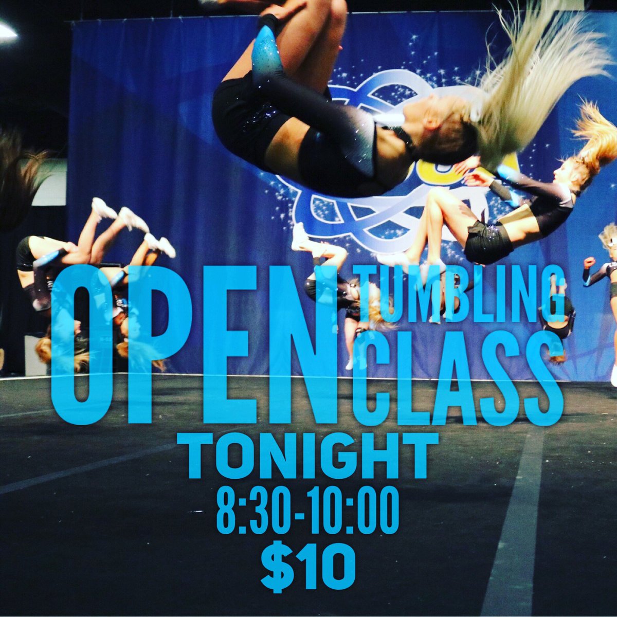 utahxtremecheer's tweet photo. Join us tonight for Open Tumbling from 8:30-10:00! Only $10! Hope to see you there!-
#UXC #UtahXtremeCheer #Tumbling #NewSkills #UXCMiniSparkle #UXCRubies #UXCOnyx #UXCJade #UXCLadyDiamonds #UXCBlackDiamonds #UCA #Varsity #VarsityAllStar #USASF https://t.co/DvPh2k4mVm