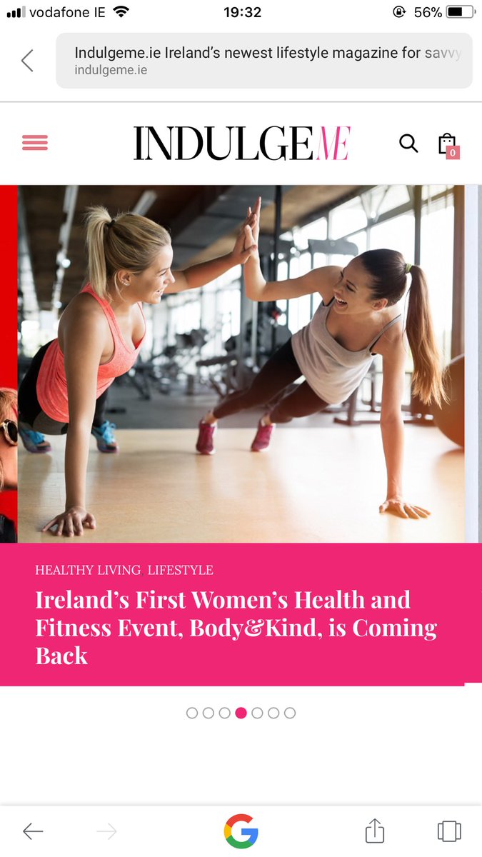 aislinncon's tweet photo. What a cool write up 🙌 Thanks so much @IndulgeMe_ie ❤.

They wanted to share @BodyandKind with all their "smart &amp; stylish" readers..adding they would love them to know about this totally unique event for women.

Yay we agree! https://t.co/jWzdsD8sf9 via @IndulgeMe_ie https://t.co/dbvQ4lQanV