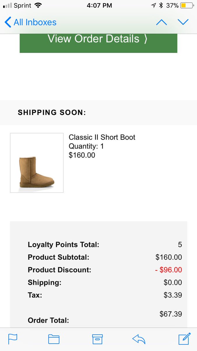 uggs order