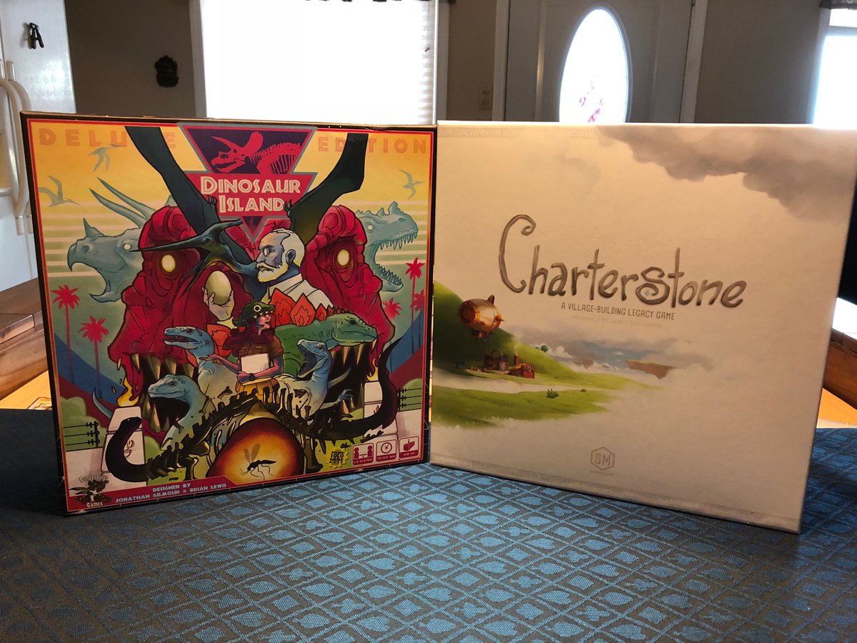Professoros's tweet image. Today’s deliveries. Just in time for some Christmas gaming. @Pandasaurusgame @stonemaiergames