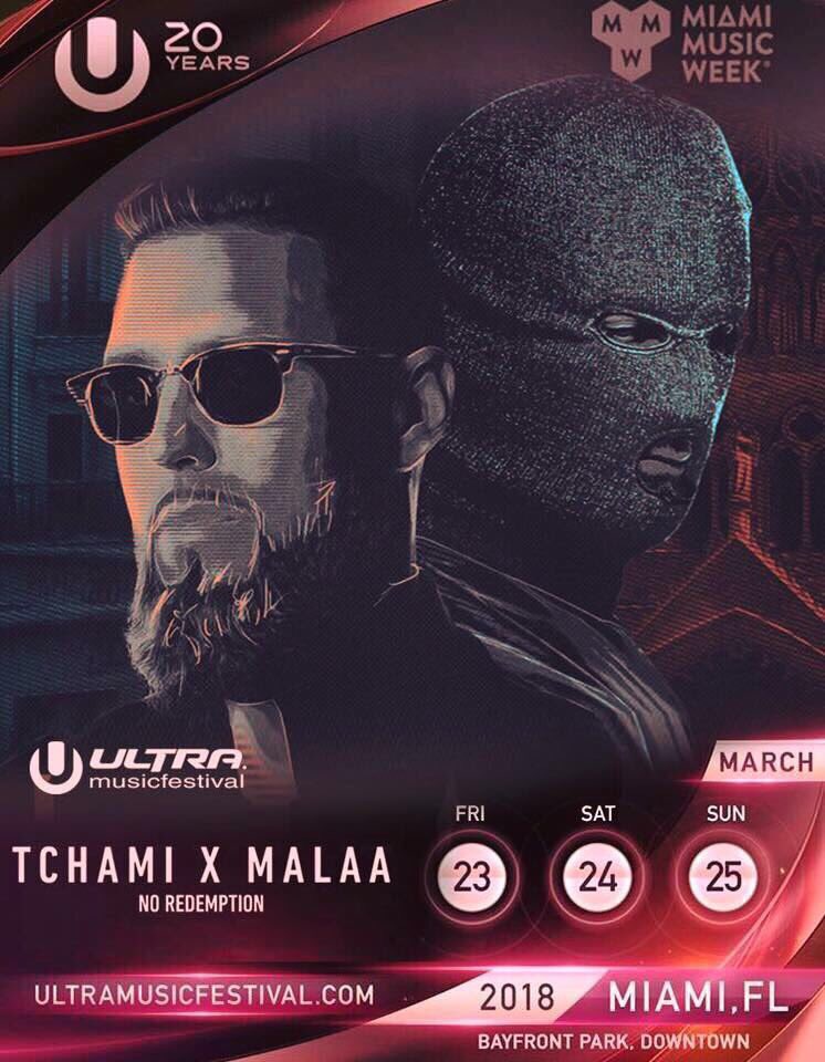iamTchami's tweet photo. ULTRA MIAMI 2018 /// NO REDEMPTION https://t.co/dFSZKNiG57