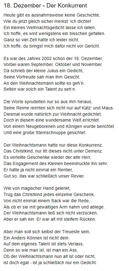 twdne's tweet photo. 18. Dezember - Der Konkurrent https://t.co/9zJ0F9Y88F