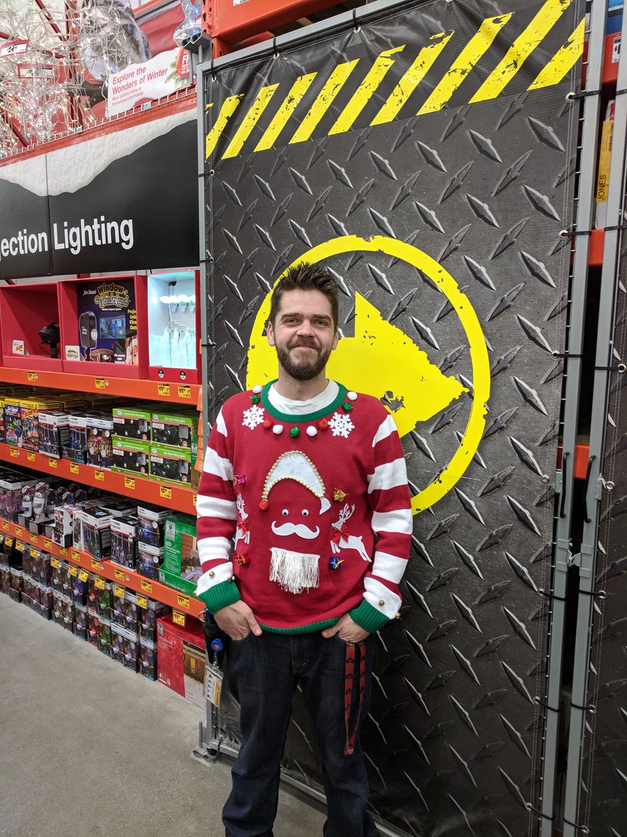 Love the ugly and beautiful Christmas sweaters! #MWDEC2017 <a href="/amytlawrence1/">Amy Lawrence</a> <a href="/HDLapeer/">Home Depot 2736</a> <a href="/nltomlin/">Nicki Milostan</a> <a href="/MichaelAbdelhak/">MAbdelhak</a>