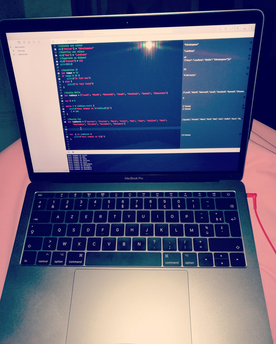 nounoukdu78's tweet photo. Work is the best method for a time to forget your problems

#informatique, #development, #coding, #programming, #programmer, #developper, #devmobileapp, #mobile, #ios, #iosdeveloper, #iosDevelopment, #macbookpro, #swift, #xcode https://t.co/ScsYunT8Ha