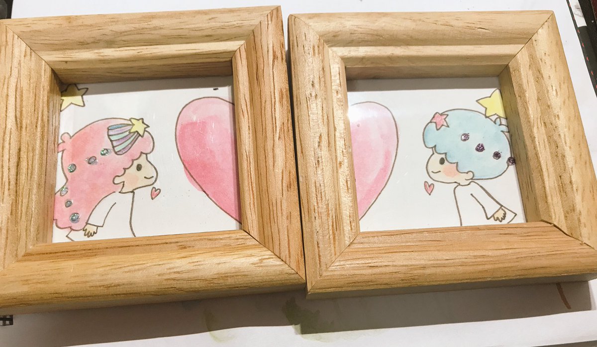 Miu おはようございます キキララ塗りましたよ 背景は後で塗ります キキララ リトルツインスターズ サンリオ イラスト好き 絵描きさんと繋がりたい