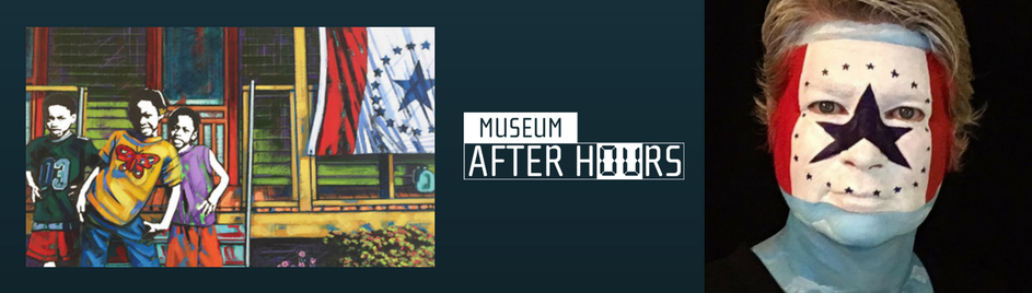 be_on_point's tweet photo. This week's @msmuseumart Museum After Hours focuses on works inspired by Laurin Stennis' proposed state flag design.
 https://t.co/mF5BYAGrq7 https://t.co/1wgE8OS0Tn