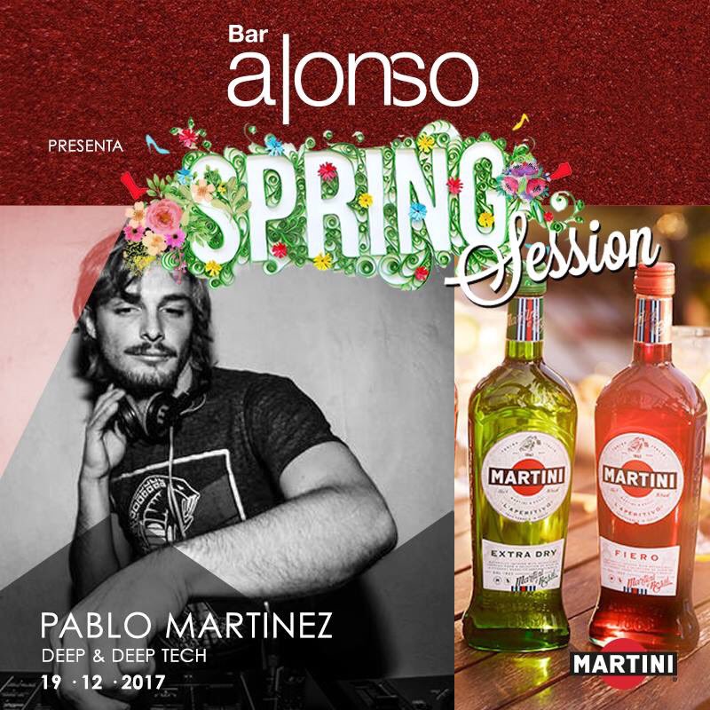 Reserva para hoy y disfruta una noche más de nuestro ciclo #SpringSession y los mejores beats de la electrónica. Te esperamos con la selección musical de DJ. Pablo Martínez by #Martini en la terraza. ¡No faltes!

22 207 4480 o en reservas@baralonso.cl
📍Alonso de Córdova 4236.