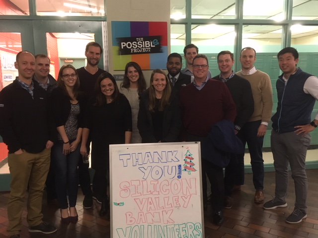 thepossiblezone's tweet photo. We can't thank Silicon Valley Bank enough for staffing our volunteer panel at last PM's Madison Park High School Pitch Panel! We know that giving your time after work and during the holidays isn't easy - our students appreciate your staff members who attended! #lowlighting https://t.co/hrJdrTf7WD