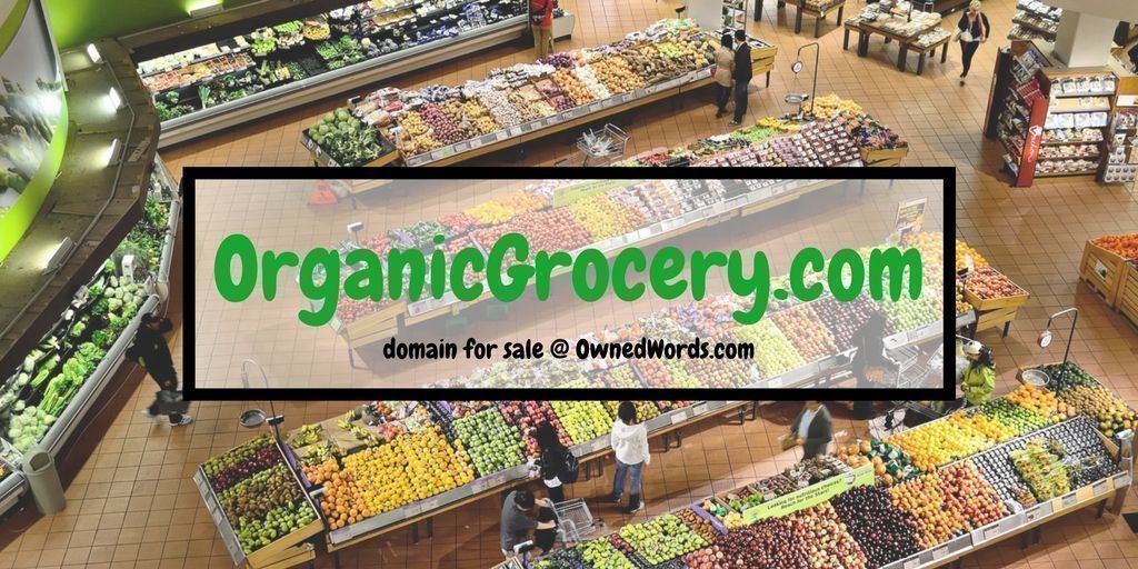 ownedwords's tweet photo. OrganicGrocery .com  domain name for sale. Had it sold but deal fell thru. Offers invited! https://t.co/53PUKl2FvN …  #organic #organicfood https://t.co/WYUHEnFJiO