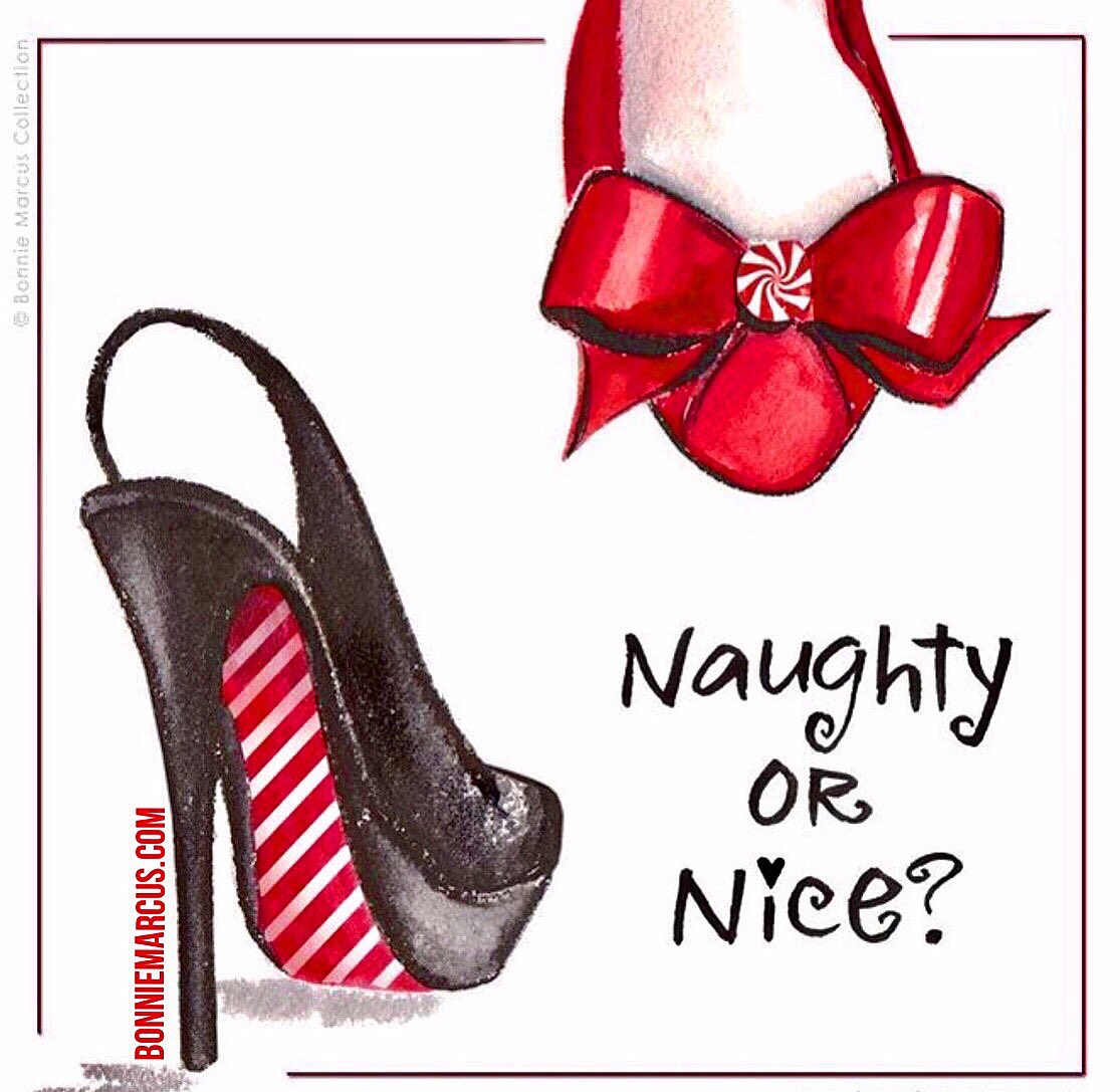 #ShoesdayTuesday Are you on the Naughty or the Nice List this year #SantaClausIsComingToTown #naughtyornice #Christmas2017 #ChristmasTimeIsHere