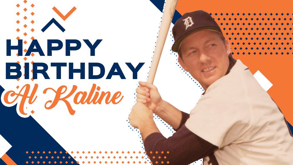 Happy birthday to Al Kaline!  