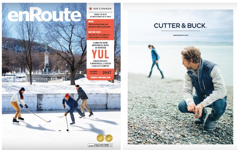jpfreet's tweet photo. Going somewhere this holiday? Check out enRoute on Air Canada and you'll see Cutter &amp; Buck's great ad! https://t.co/cA1yk5WQwY