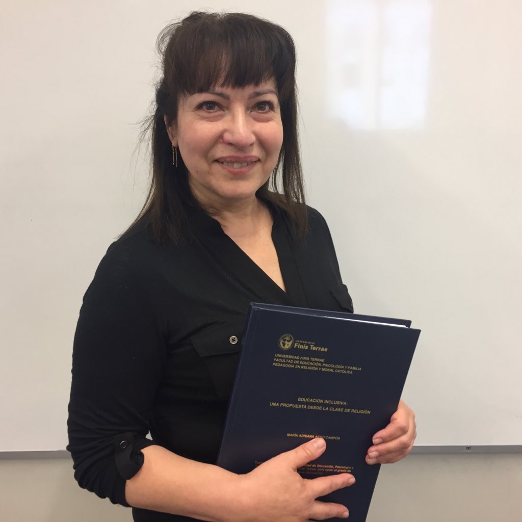 religionfinis's tweet photo. Hoy martes, ya contamos con 4 nuevos Profesores de Religión, al aprobar sus exámenes. Felicitamos a: María Adriana Aedo, Paola Llanos, Irene Becerra y Christian Vargas. https://t.co/1aucvvHZjf