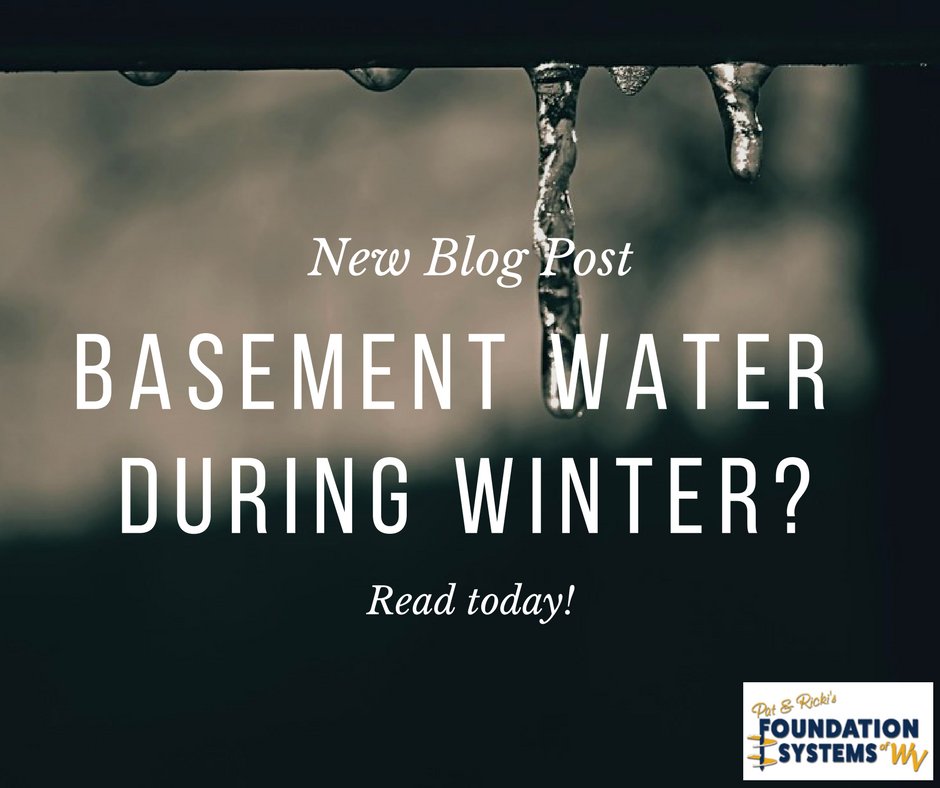 FoundationSysWV's tweet photo. Do you experience water in your basement during winter? Read our new blog post here that explains why that occurs: https://t.co/I3oGTXrAqH https://t.co/f3jSAk7qot