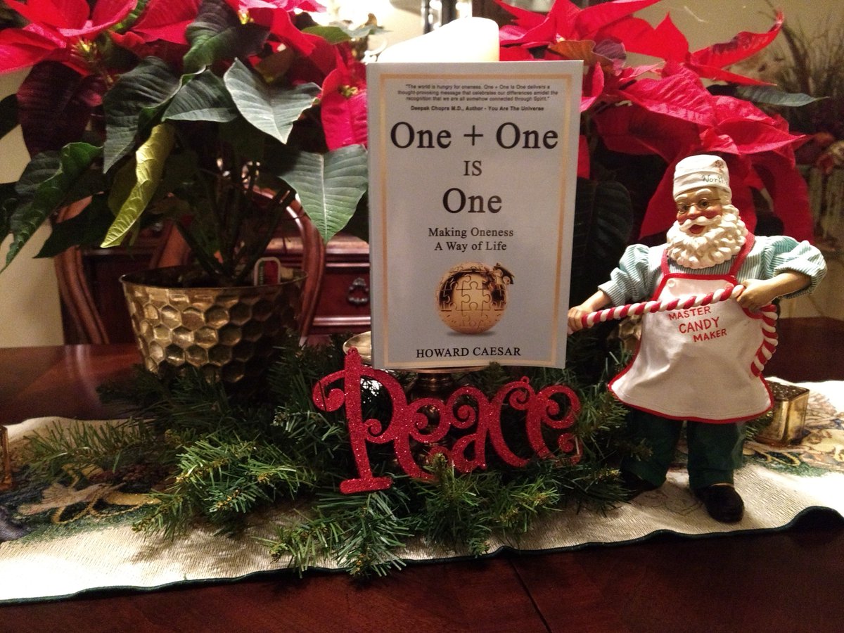 howardcaesar's tweet image. ONENESS, PEACE &amp;amp; JOY TO THE WORLD!  &quot;One + One Is One&quot; an Amazon #1 Best Seller
