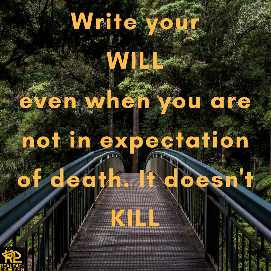 ayoyinka_fadipe's tweet photo. Death doesn't occur to anyone mainly because such person has written his/her "WILL" .
Remember, document doesn't kill.. It's death that does.
#RealEstate #Property #Investors #Investment #Family #Inheritance #Death #Landlord #Lawyer #Nigeria #Children #Will #Building #Realpath https://t.co/mSP8oSH41N