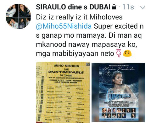 beybeecoh's tweet photo. Congatulations
Goodluck
Break a leg
and Have fun
Bastah happy happy lng
Mahal kita Miholoves
@Miho55Nishida 
#MihoIamUnstoppable https://t.co/EkQHn6GIRf
