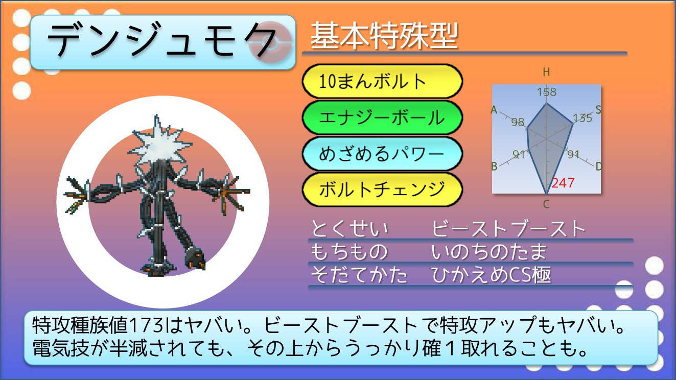 てつぼう リキキリンになりたい ポケモンusum育成サンプル タスキムウマージ ふゆう含めて相性に優れ タスキで耐えて二撃必殺 悪巧みで耐久型突破 相手の能力下げて後続に託す等 ｐｔへの貢献度が非常に高く 使えば使うほど使い方が分かって楽しく