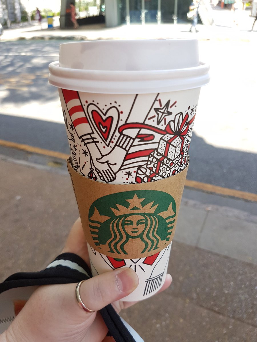 JaneErikaBrady's tweet photo. When @StarbucksAu disappoints. No peppermint hot chocolate in Australia (cue tears) so I asked & paid extra for a normal one with peppermint syrup, didn't get it (cue more tears). Have resorted to sticking a candy cane in it. Anyway #disappointed #peppermintfail #starbucksaufail https://t.co/dMq0zaQ379
