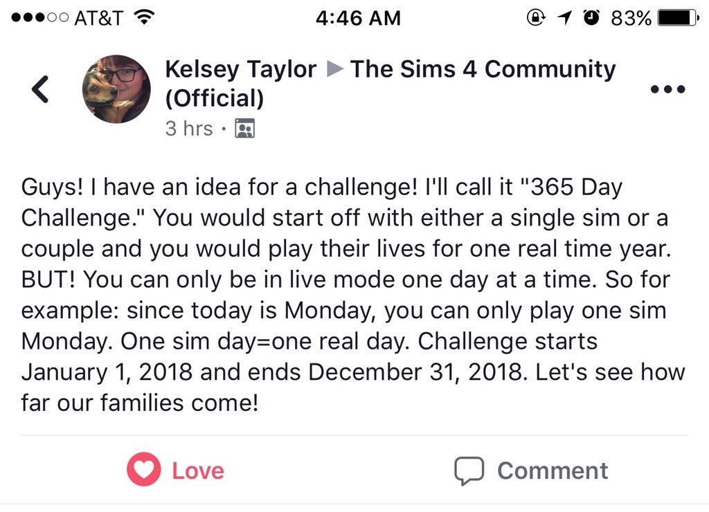 DisasterBri's tweet image. Im gonna be starting this come new year! Not sure how I'll do it yet, if there will be daily videos of it or just once a week. Dunno yet, but it should be interesting (and challenging for me to walk away from every day 😂) #365daychallenge #sims365daychallenge