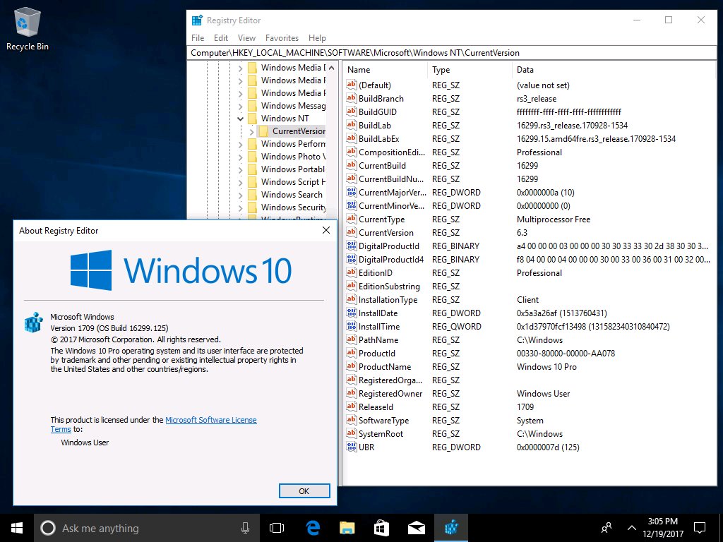 WZorNET's tweet photo. 📢#MSDN RETAIL/OEM multi-edition #UpdatedDecember ISO images includes the following editions Windows 10, Version 1709 OS Build 16299.125 #Redstone_3 aka #FallCreatorsUpdate, #FCU
⚙️base #FCU + December 12, 2017 #CumulativeUpdate #KB4054517 = UpdatedDec-> https://t.co/Kc1ZjiC0je https://t.co/cpzzUEmSXP