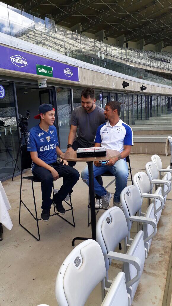 Ontem foi dia de gravação pro globoesporte com o monstro @JudivanSilva11 matéria deverá ir ao ar nesta quarta feira a partir de 12:55 horário de Brasília .