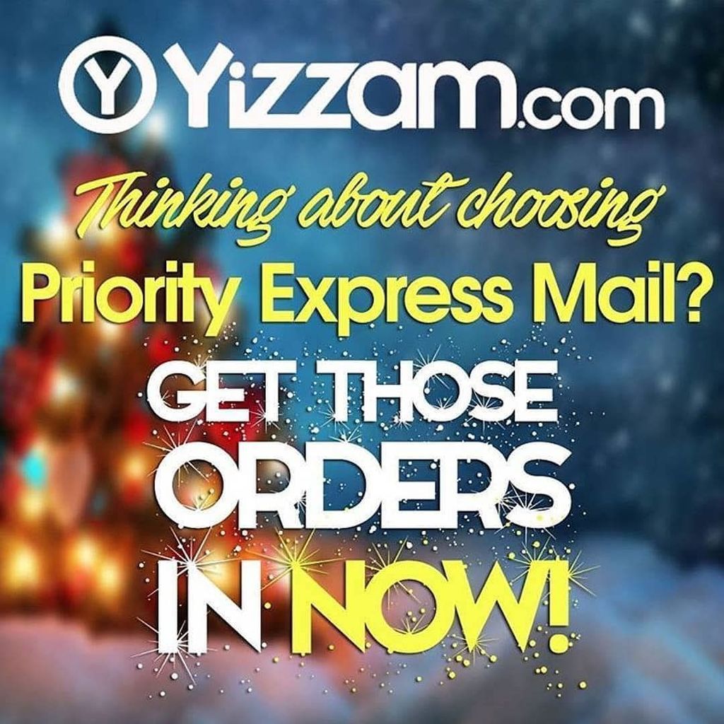 Yizzamcom's tweet photo. If you've been thinking about ordering Priority Express Mail, you should probably get your orders in now so you can receive them on time for #Christmas -> https://t.co/wPiE8KPiAh 😁 https://t.co/sQtiHVRSaL