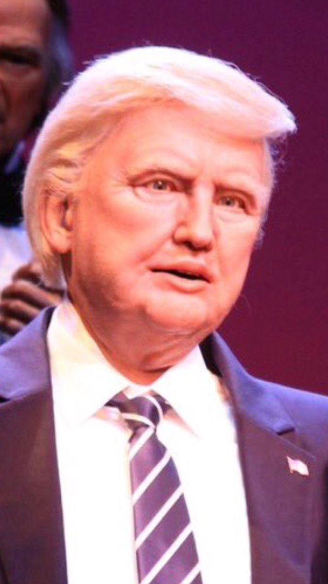 Sheckyi's tweet photo. 😳😳😳😳😳😳😳😳😳😳😳
THIS IS WHAT @Disney THINKS PASSES FOR OUR @POTUS @realDonaldTrump IN THE HALL OF PRESIDENTS? 
ARE YOU JOKING, @Disney?

RT IF YOU WANT @Disney to do a redo more befitting of our @POTUS. Thanks 🙏🏻 

#MAGA 
#IStandWithTrump 
#GodBlessAmerica https://t.co/iHOmIrDNaR