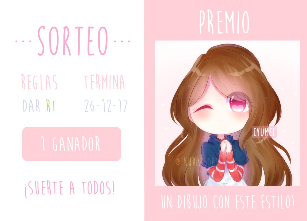 ikuraisora's tweet photo. Sorteo! 🌸
Toda la información en la imagen <3 https://t.co/BcoswhfERt