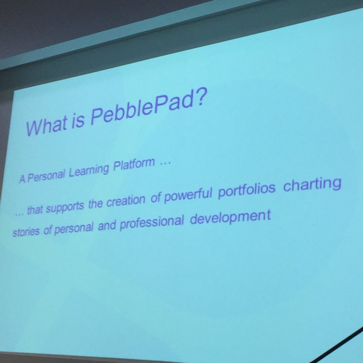 priscillatrahar's tweet photo. This is the platform I’m working with a lot these days - training new users at UTAS with @PebbleJodie @PebblePad #pebblepad #learnercentered #portfoliolearning https://t.co/CUpfA3ViF4