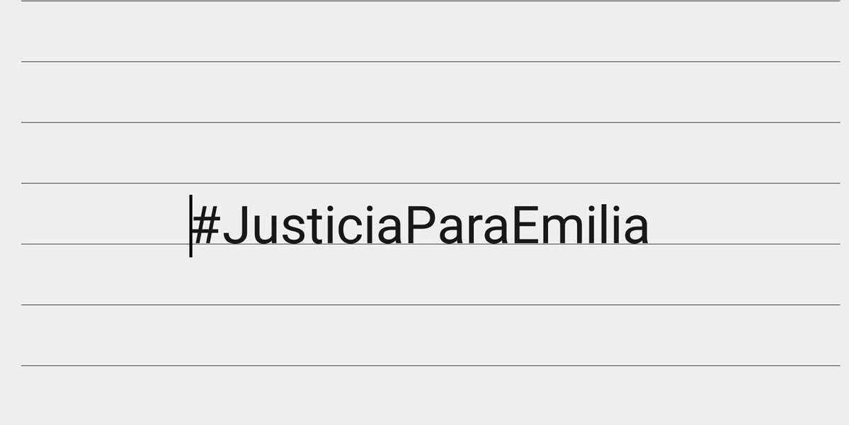 No nos queremos valientes, nos queremos libres. Cada vida es invaluable hoy lloramos la pérdida de Emilia es indispensable un compromiso para la defensa de la vida de las mujeres #JusticiaParaEmilia