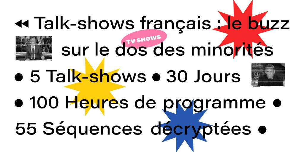 ajlgbt's tweet photo. Talk-shows français : le buzz sur le dos des minorités 
Les résultats complets de l'enquête de l'@ajlgbt sur https://t.co/zACXtigjfe
#étudeAJL https://t.co/STNUJgd4ZJ