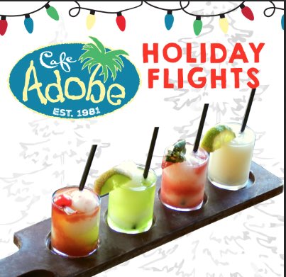 Join in on the holiday cheer with our holiday flights! $8.50/$5.50 HH. #holidaze