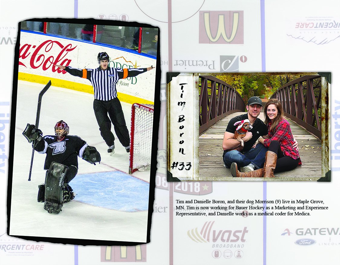 ICYMI: Rush Captain Riley Weselowski is selling calendars at all three home games this week to benefit the Humane Society of the Black Hills!  Here's a sneak peek at some of the featured former Rush players!