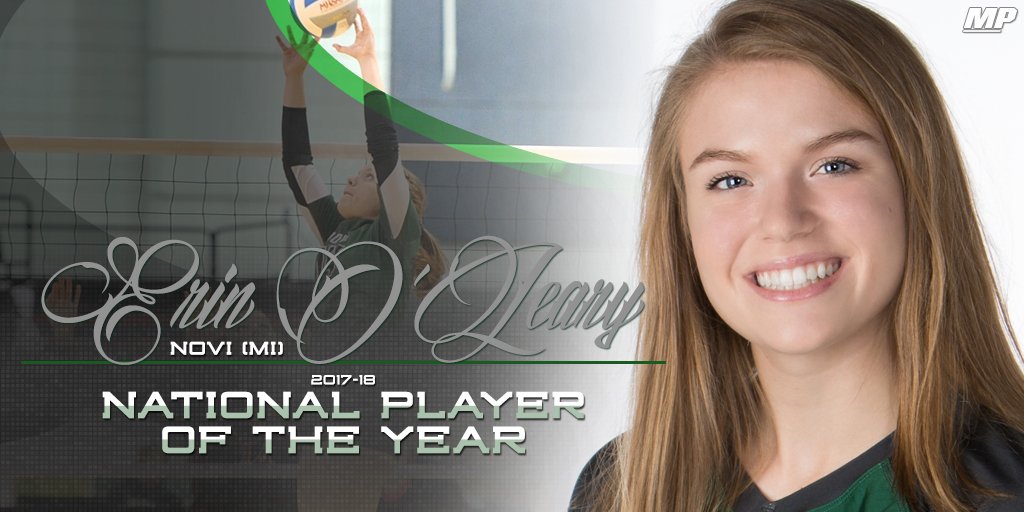 MaxPreps's tweet photo. National Player of the Year Erin O'Leary headlines Girl's Volleyball All-Americans!
List: https://t.co/qBLWuYdt0Q https://t.co/vENqupeDyW